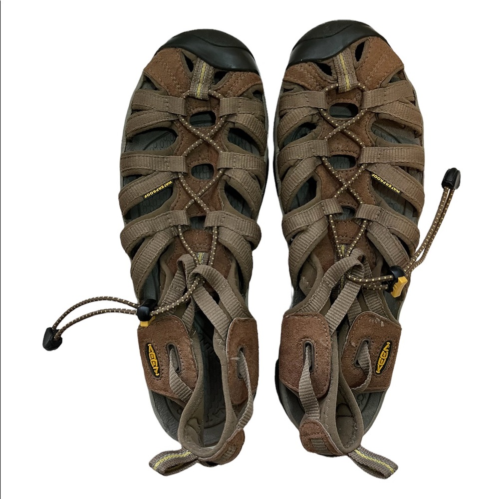 Keen Brown/Tan Women's Closed-Toe Hiking Sandals